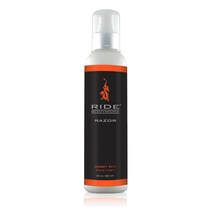 Ride Razor - Desert Sky - Ride BodyWorx - Sliquid - Natural Shave Cream for Men