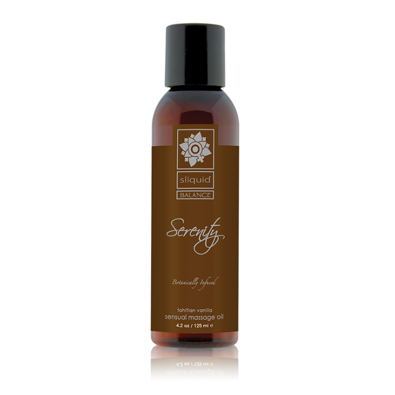 Serenity 4oz - Natural Massage Oil - Sliquid Balance