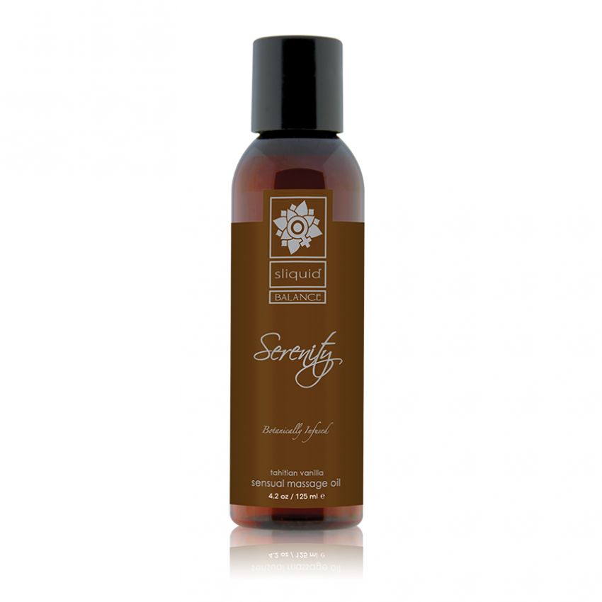 Serenity 4oz - Natural Massage Oil - Sliquid Balance