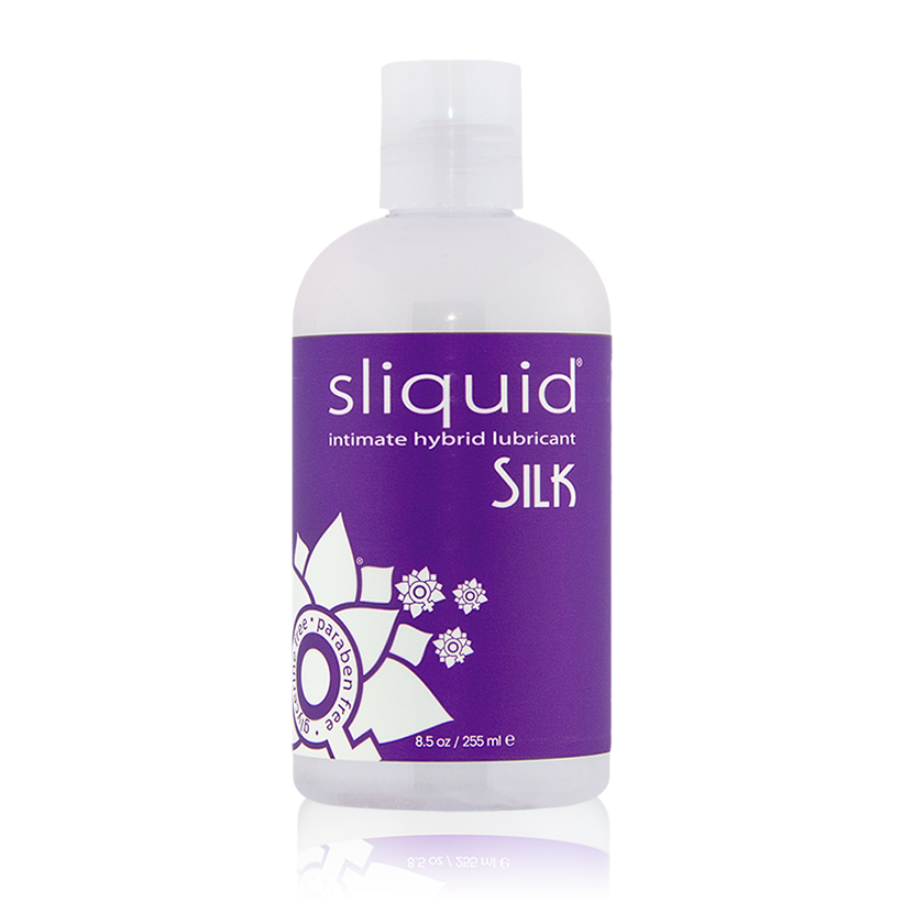 Silk 8oz - Natural Lube - Hybrid Lube - Best Lube - Lube for Women - Sliquid