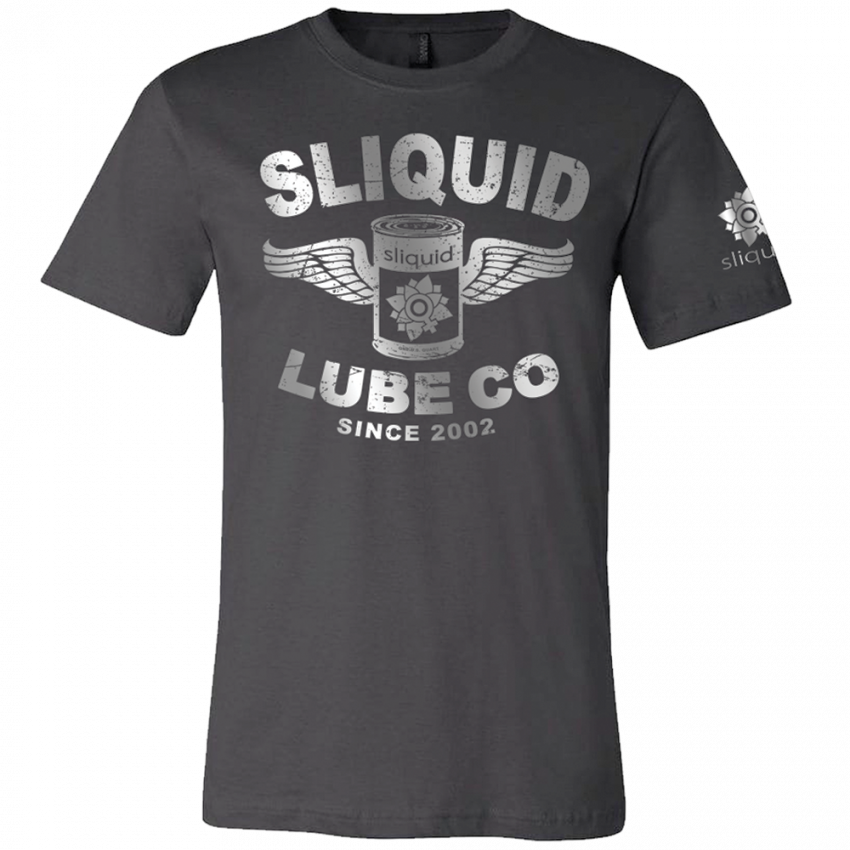Sliquid Lube Co Charcoal / Silver Shirt