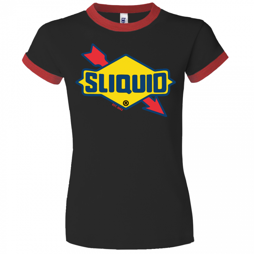 Sliquid Retro Logo Baby Doll T Shirt