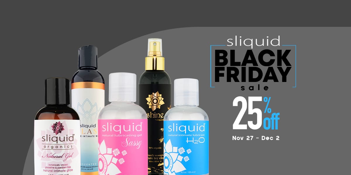 Sliquid Black Friday through Cyber Monday Sale