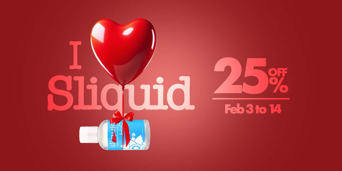 Sliquid Valentines 25% Off Sale