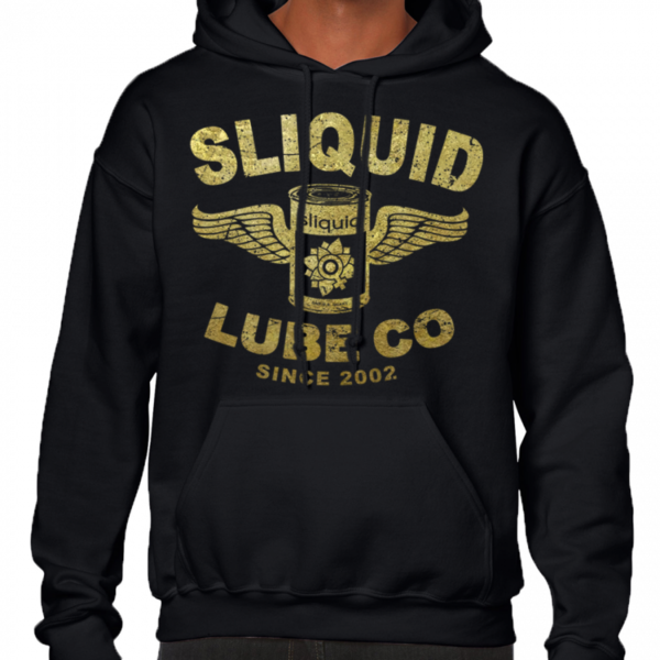 Lube Co. Black & Gold Unisex Hoodie