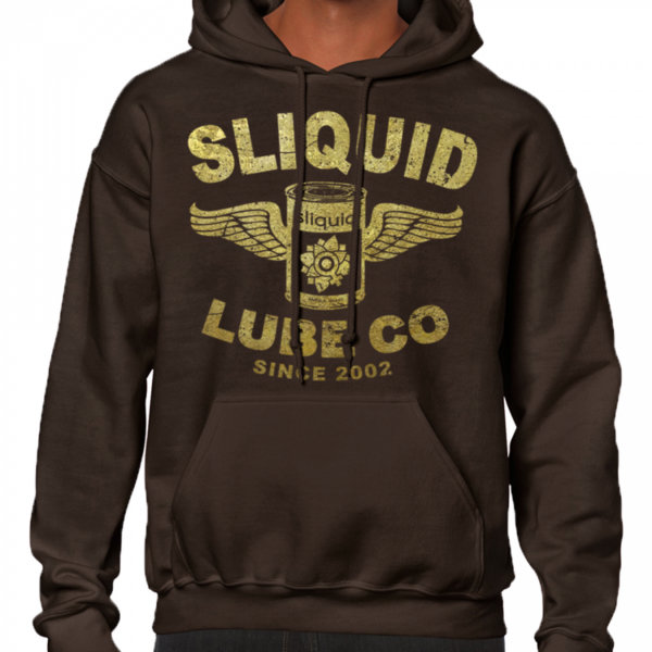 Lube Co. Brown & Gold Unisex Hoodie