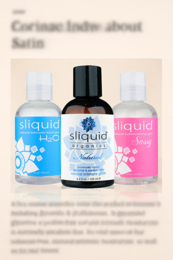 Sliquid Named Among the Best Lubes by Glamour Magazine