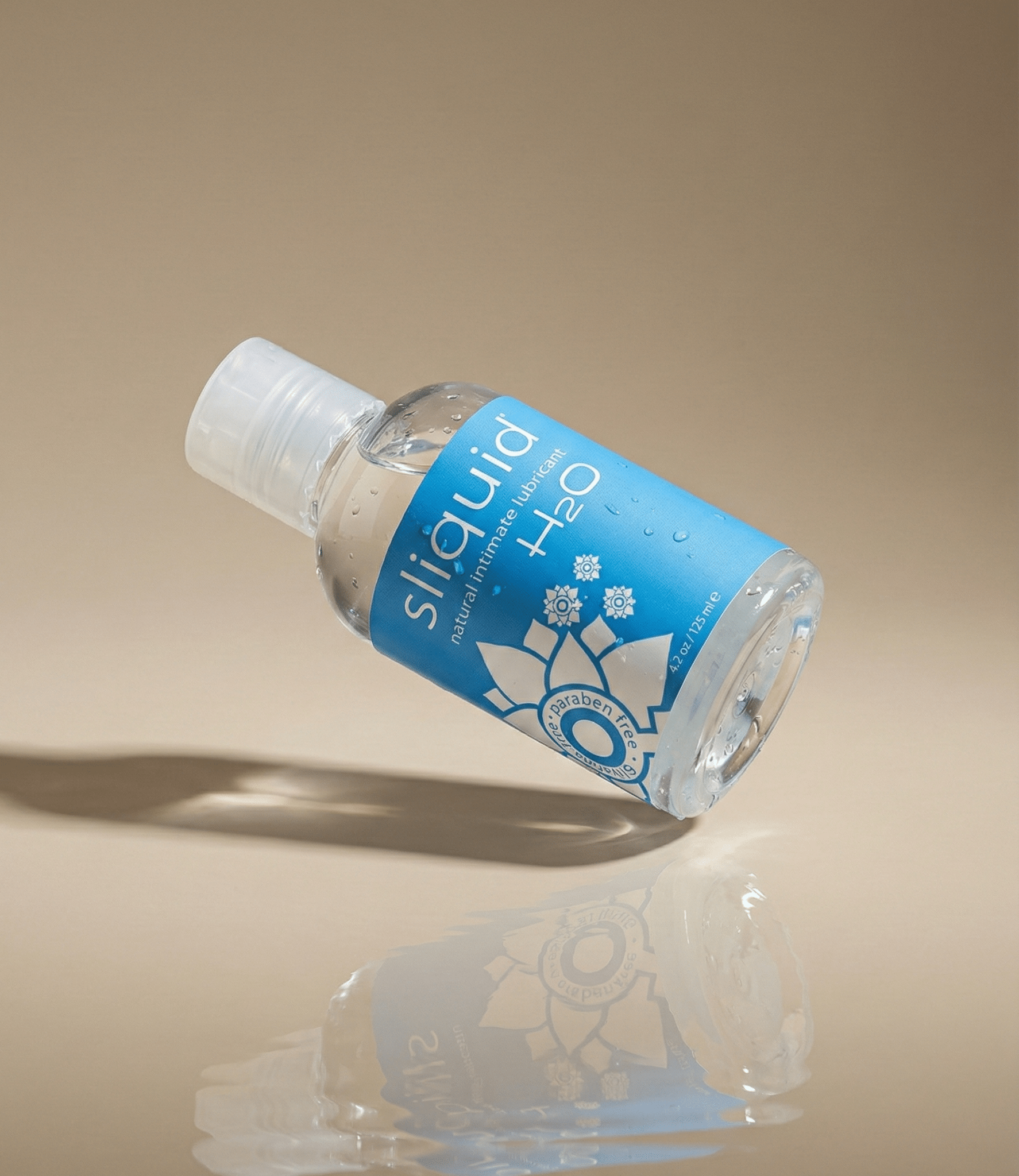Sliquid H2O Water Based Lubricant texture shot
