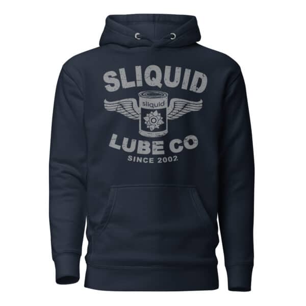 Second image of LubeCo Hoodie Grey Print